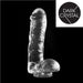 Dark Crystal - XXL Dildo Met Zuignap - 26 x 6 cm - Transparant-Erotiekvoordeel.nl