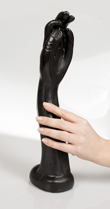 Dark Crystal - XXL Fisting Dildo 36,5 x 7,5 cm - Zwart-Erotiekvoordeel.nl