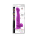 DeLuxe Pure Nature Neo Colours - Siliconen Dildo - 26.5 x 5.1 cm - Paars-Erotiekvoordeel.nl