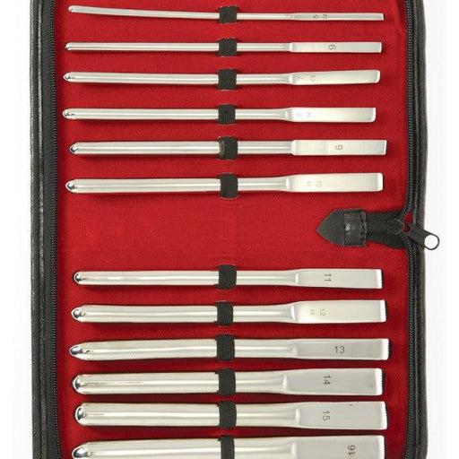 Rimba - Dilator/sound Set RVS (14 Stuks) In Luxe bewaar etui-Erotiekvoordeel.nl