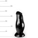 Dinoo - Anaal Dildo - Cumnoria - 25 cm - Zwart-Erotiekvoordeel.nl