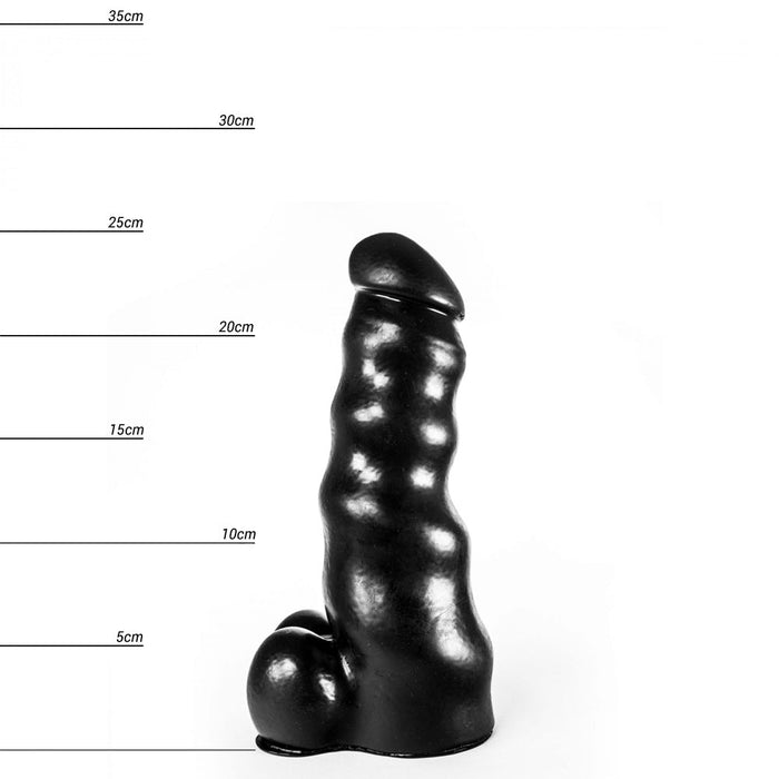 Dinoo - Anaal Dildo - Dilong 25 cm - Zwart-Erotiekvoordeel.nl