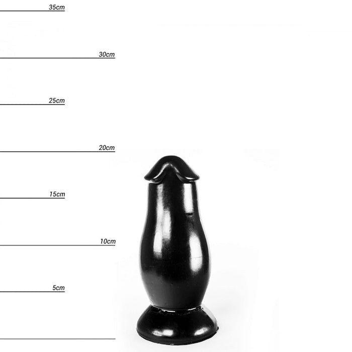 Dinoo - Buttplug - Gypos - 19,5 x 8,8 cm - Zwart-Erotiekvoordeel.nl