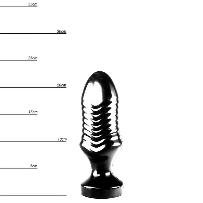 Dinoo - Buttplug - Tanius - 23 x 7 cm - Zwart-Erotiekvoordeel.nl