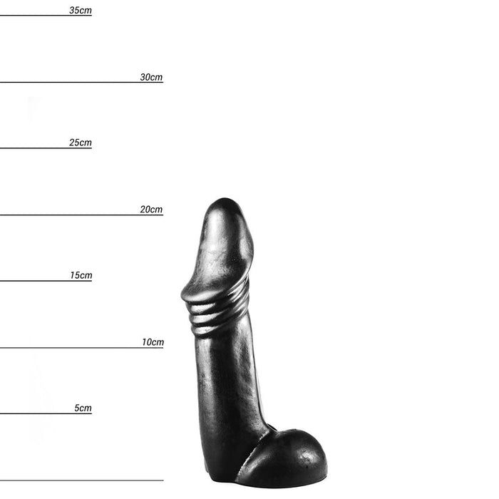 Dinoo - Dildo - Avalonia - 21 x 5,2 cm - Zwart-Erotiekvoordeel.nl