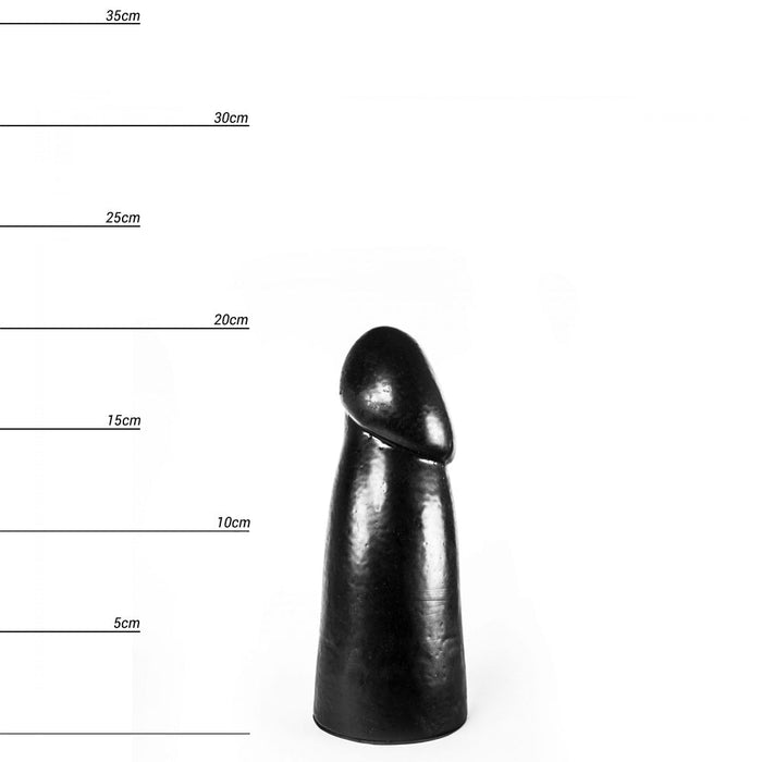 Dinoo - Dildo - Bolong - 20 cm - Zwart-Erotiekvoordeel.nl