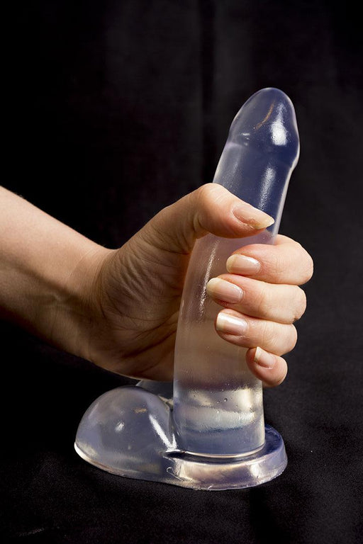 Dinoo - Dildo - Datou - 19 x 3.7 cm - Transparant-Erotiekvoordeel.nl