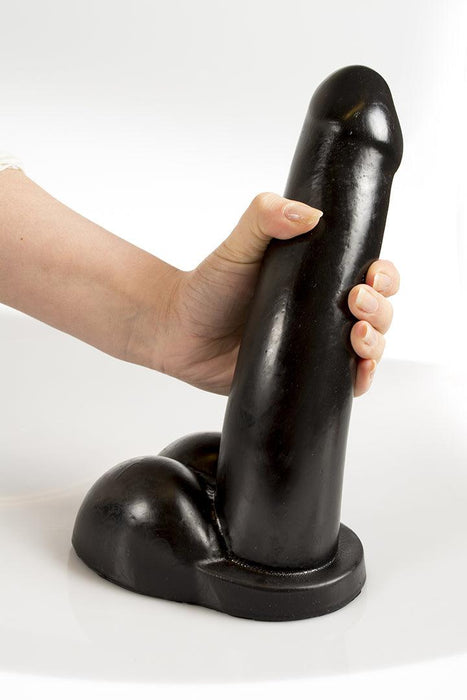 Dinoo - Dildo - Diceratops - 29 x 6 cm - Zwart-Erotiekvoordeel.nl