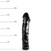 Dinoo - Dildo - Erketu - 27 x 6,3 cm - Zwart-Erotiekvoordeel.nl