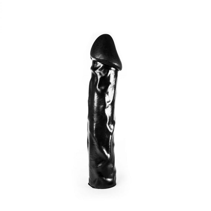 Dinoo - Dildo - Erketu - 27 x 6,3 cm - Zwart-Erotiekvoordeel.nl