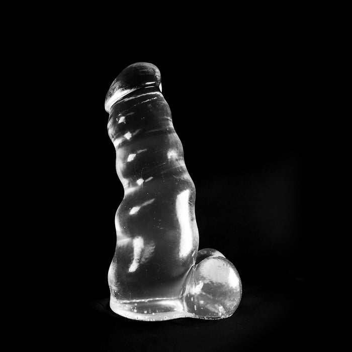 Dinoo - Dildo - Itemirus - 32 x 11 cm – Transparant-Erotiekvoordeel.nl