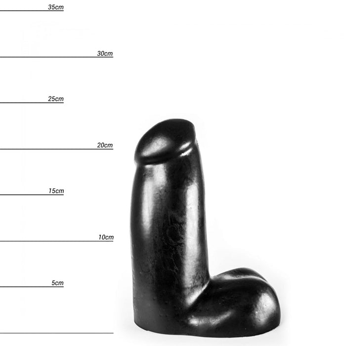 Dinoo - Dildo Karonga - 23,5 x 9,5 cm - Zwart-Erotiekvoordeel.nl