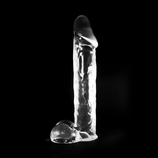 Dinoo - Dildo - Krito - 33 x 7,8 cm - Transparant-Erotiekvoordeel.nl