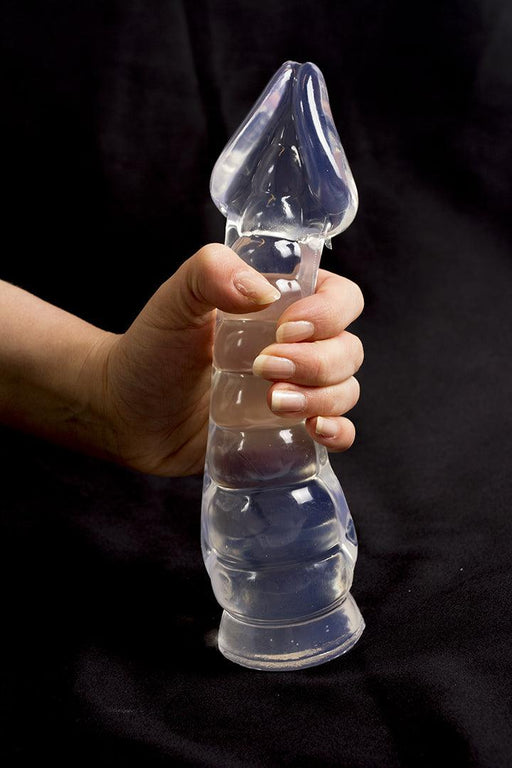 Dinoo - Dildo - Prenocep - 25 cm - Transparant-Erotiekvoordeel.nl