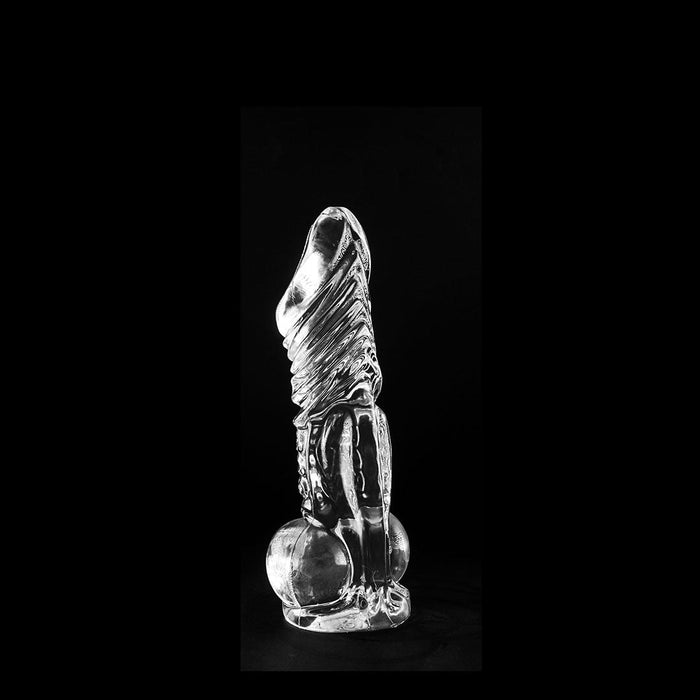 Dinoo - Dildo - Rhabdodon - 23 x 5,8 cm - Transparant-Erotiekvoordeel.nl