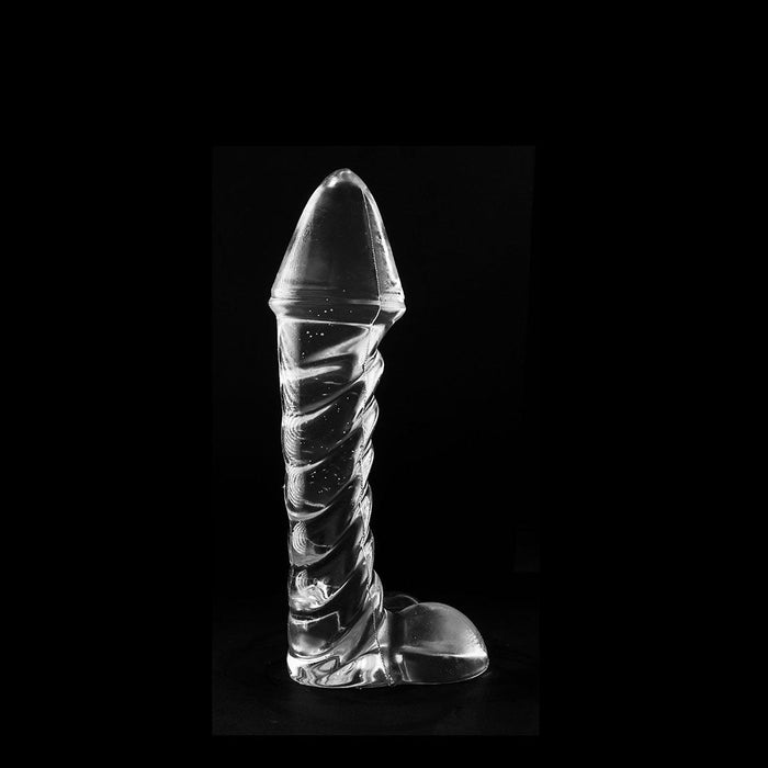 Dinoo - Dildo Met Balzak Lesotho - Transparant-Erotiekvoordeel.nl