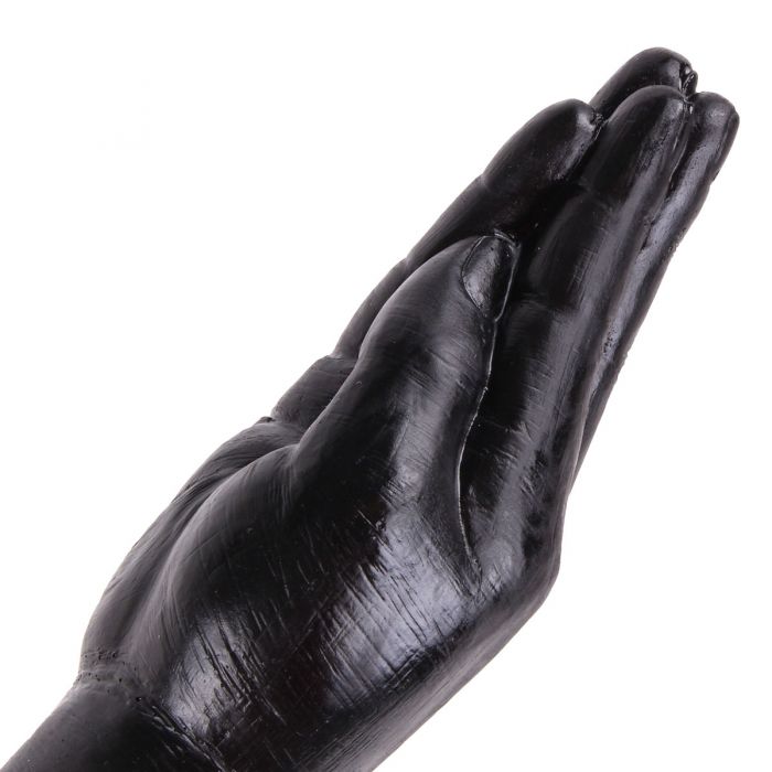 Dinoo - Fisting Dildo - Hand - 19 x 6 cm - Zwart-Erotiekvoordeel.nl