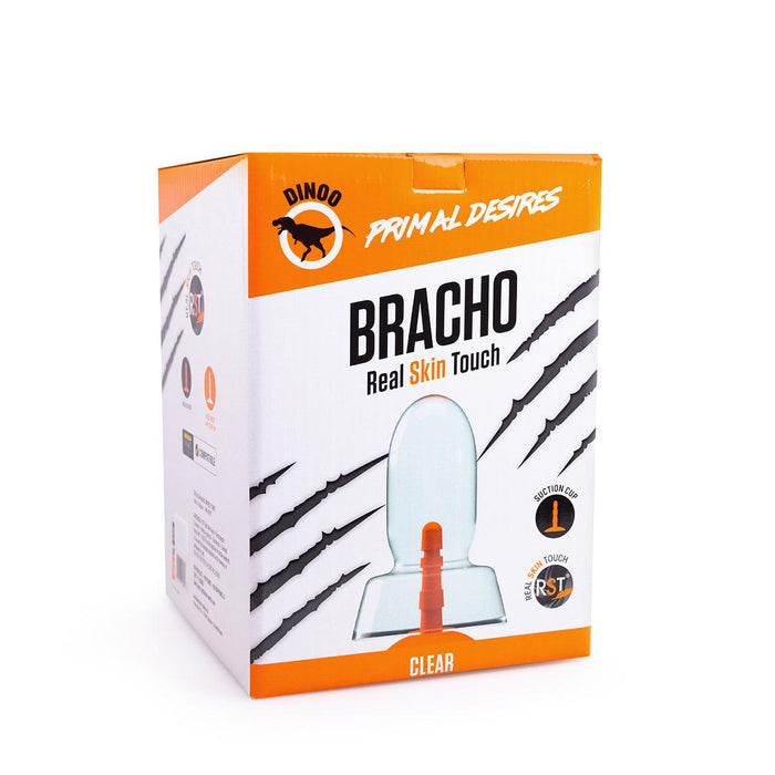 Dinoo - Primal Desires Extra Grote Dildo Met Zuignap Bracho - Transparant-Erotiekvoordeel.nl