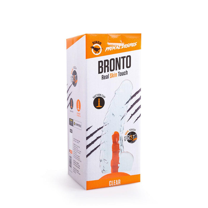 Dinoo - Primal Desires Extra Grote Dildo Met Zuignap Bronto - Transparant-Erotiekvoordeel.nl