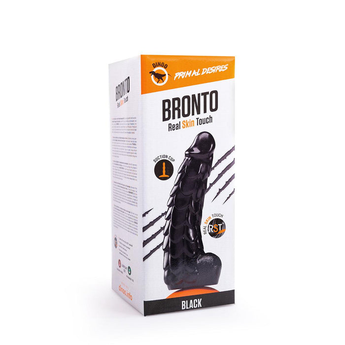 Dinoo - Primal Desires Extra Grote Dildo Met Zuignap Bronto - Zwart-Erotiekvoordeel.nl