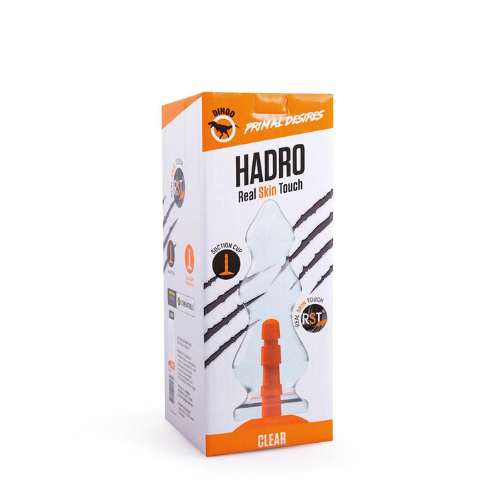 Dinoo - Primal Desires Extra Grote Dildo Met Zuignap Hadro - Transparant-Erotiekvoordeel.nl