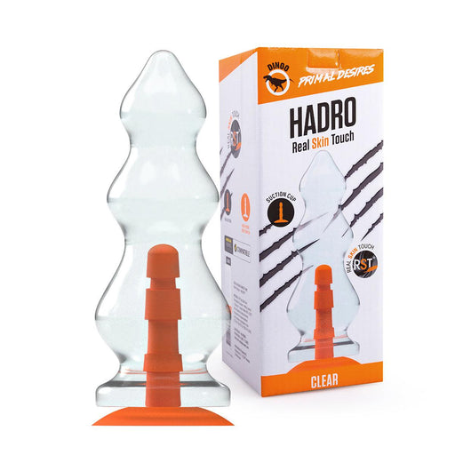 Dinoo - Primal Desires Extra Grote Dildo Met Zuignap Hadro - Transparant-Erotiekvoordeel.nl