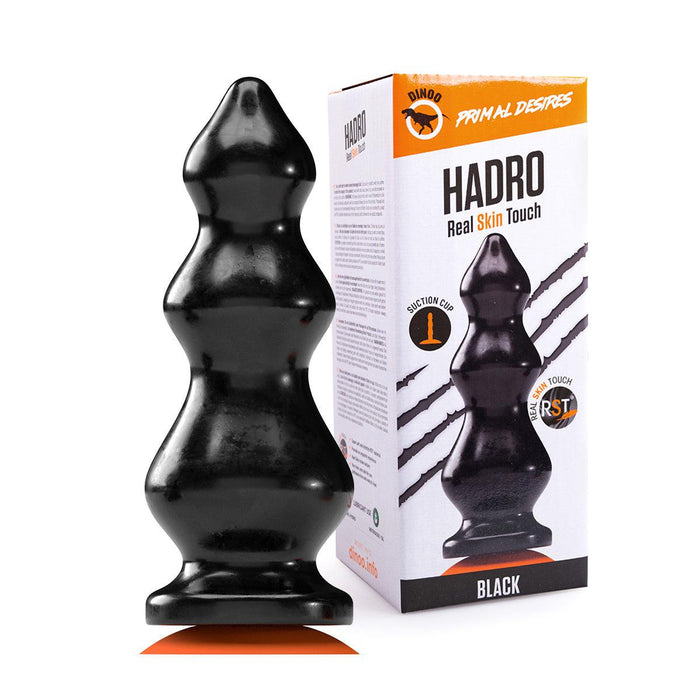 Dinoo - Primal Desires Extra Grote Dildo Met Zuignap Hadro - Zwart-Erotiekvoordeel.nl