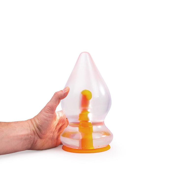 Dinoo - Primal Desires Extra Grote Dildo Met Zuignap Pachy - Transparant-Erotiekvoordeel.nl