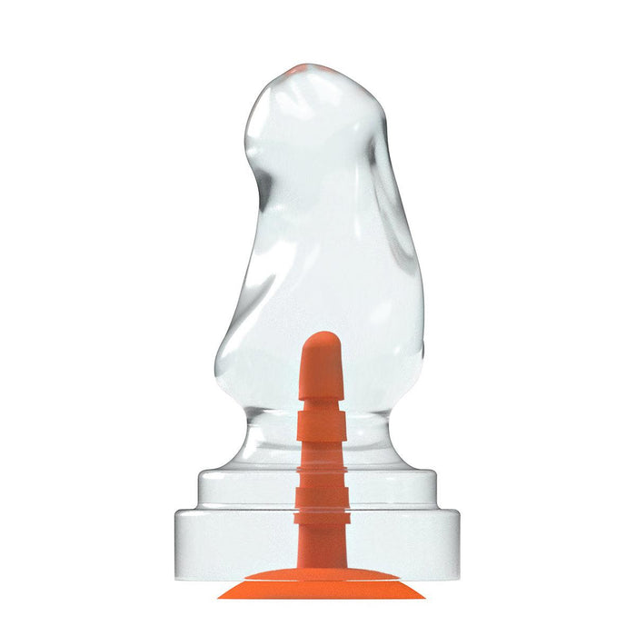 Dinoo - Primal Desires Extra Grote Dildo Met Zuignap Parasaur - Transparant-Erotiekvoordeel.nl