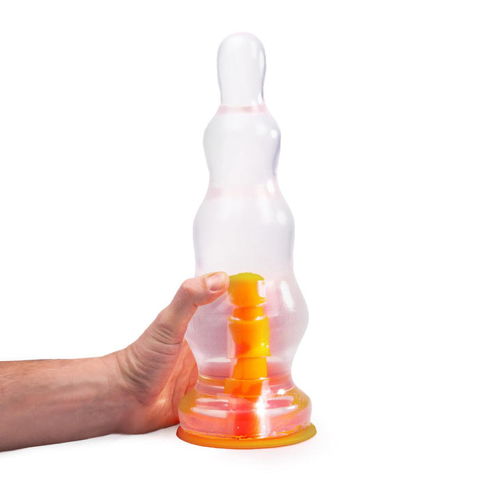 Dinoo - Primal Desires Extra Grote Dildo Met Zuignap Spino - Transparant-Erotiekvoordeel.nl