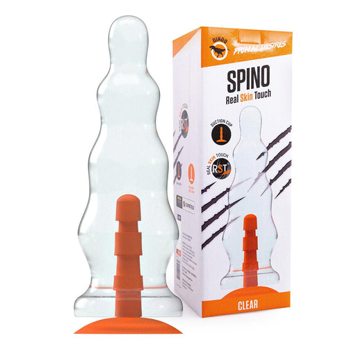 Dinoo - Primal Desires Extra Grote Dildo Met Zuignap Spino - Transparant-Erotiekvoordeel.nl