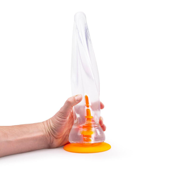 Dinoo - Primal Desires Extra Grote Dildo Met Zuignap Stego - Transparant-Erotiekvoordeel.nl