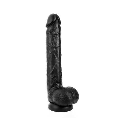 Dinoo - XL Dildo - Kong - 26 x 4.5 cm - Zwart-Erotiekvoordeel.nl