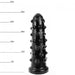 Dinoo - XXL Anaal Dildo HUNG Jaws 29,5 x 6 cm - Zwart-Erotiekvoordeel.nl