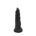 Dinoo - XXL Anaal Dildo Met dikke ribbels En puntige eikel Van TPE - Zwart-Erotiekvoordeel.nl