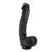 Dinoo - XXL Dildo - Curve - 31 x 5.5 cm - Zwart-Erotiekvoordeel.nl