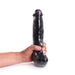 Dinoo - XXL Dildo - Monster 28 x 5,5 cm - Zwart-Erotiekvoordeel.nl