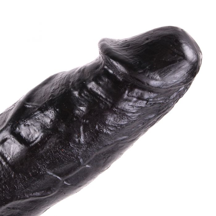 Dinoo - XXL Dildo - Monster 28 x 5,5 cm - Zwart-Erotiekvoordeel.nl