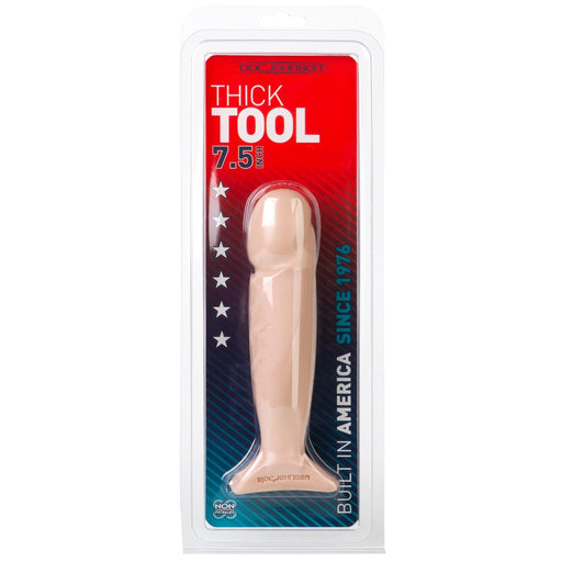 Doc Johnson - Classic Thick Tool - 19 cm - Lichte huidskleur-Erotiekvoordeel.nl