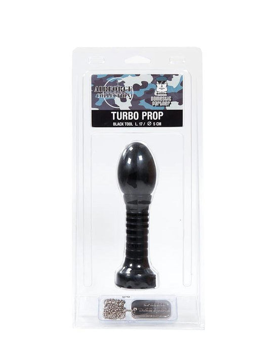 Domestic Partner - XL Buttplug Turbo Prop 17 x 5 cm - Zwart-Erotiekvoordeel.nl