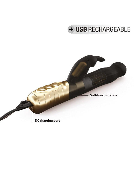 Dorcel - Baby 2.0 - Tarzan Vibrator - Zwart/Goud-Erotiekvoordeel.nl