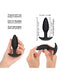 Dorcel - Buttplug - Spiraalvormige Buttplug - Anaal Speeltje - Siliconen - Zwart-Erotiekvoordeel.nl