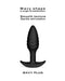 Dorcel - Buttplug - Wavy Buttplug - Anaal Speeltje - Siliconen - Zwart-Erotiekvoordeel.nl