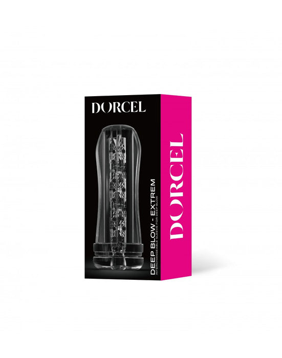 Dorcel - Deep Blow Extrem - Stroker Sleeve Voor Masturbator - Transparant-Erotiekvoordeel.nl