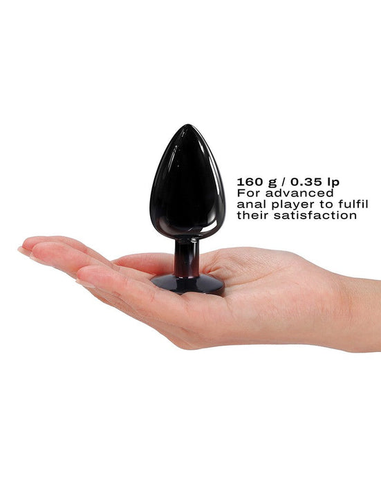 Dorcel - Diamond - Aluminium Buttplug - Zwart-Erotiekvoordeel.nl