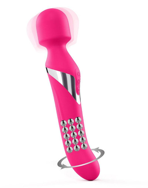 Dorcel - Dual Orgasms - Roterende Wand Vibrator - Dubbelzijdig te Gebruiken - Roze-Erotiekvoordeel.nl