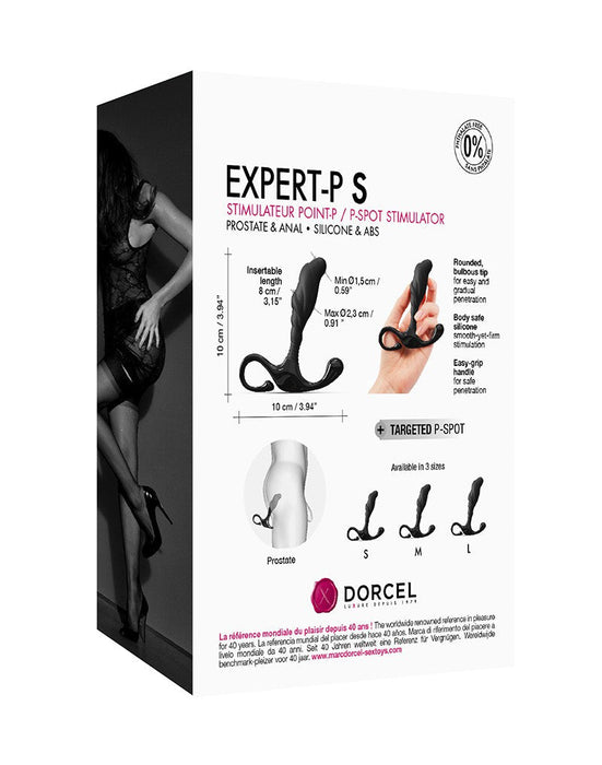 Dorcel - Expert-P - Prostaat Plug - Maat S - Zwart-Erotiekvoordeel.nl