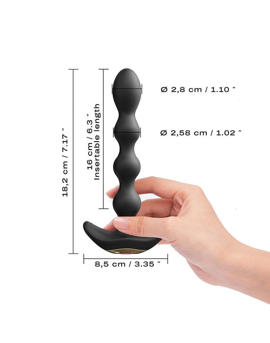 Dorcel - Flexi Balls - Anale Vibrator Met Afstandsbediening - Zwart-Erotiekvoordeel.nl