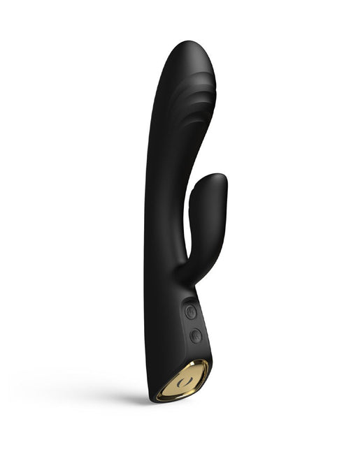 Dorcel - Flexi Rabbit - Verwarmde Tarzan Vibrator - Zwart-Erotiekvoordeel.nl