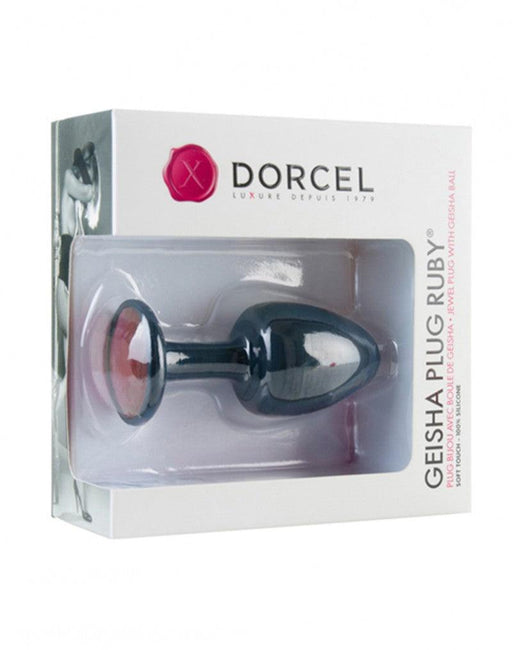 Dorcel - Geisha buttplug Ruby Met bewegend Metalen Gewichtje - Medium-Erotiekvoordeel.nl